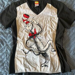 Dr. Seuss Cat in the Hat Tee - Black and White